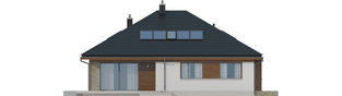 Projekt domu Flo II MULTI-COMFORT - elewacja tylna