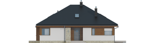 Projekt domu Flo II MULTI-COMFORT - elewacja frontowa