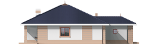 Projekt domu Irma II G1 - elewacja lewa