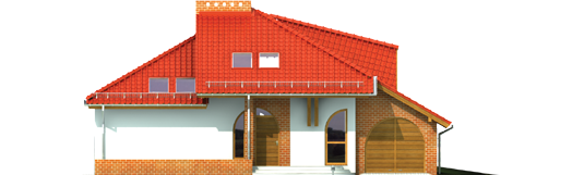 Eliza G1 - Projekt domu Eliza G1 - elewacja frontowa