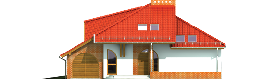 Eliza G1 - Projekt domu Eliza G1 - elewacja frontowa