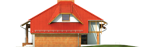 Eliza G1 - Projekt domu Eliza G1 - elewacja prawa