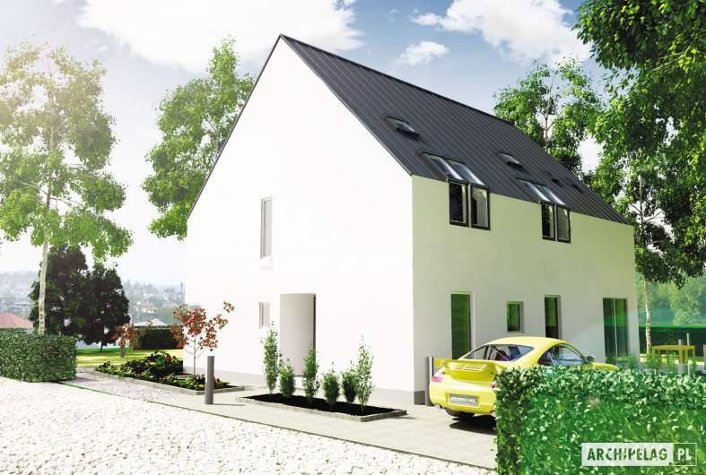 Projekt domu Lumina - wizualizacja frontowa
