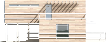 Rudolf - Projekt domu Rudolf - elewacja prawa