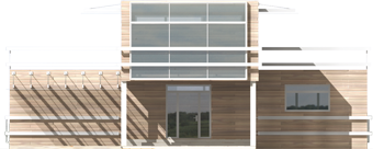 Rudolf - Projekt domu Rudolf - elewacja frontowa