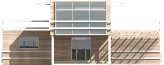 Rudolf - Projekt domu Rudolf - elewacja frontowa