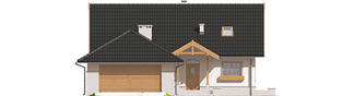 Projekt domu Lote III G2 - elewacja frontowa