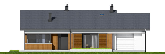 Bob II G1 - Projekt domu Bob III G1 - elewacja frontowa