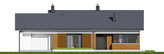 Bob II G1 - Projekt domu Bob III G1 - elewacja frontowa