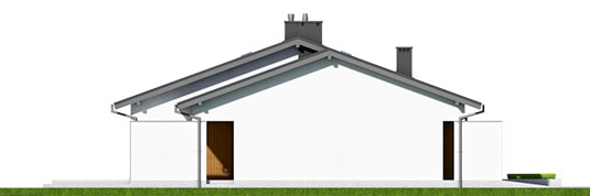 Bob II G1 - Projekt domu Bob III G1 - elewacja lewa