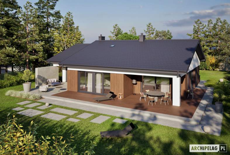 Projekt domu Bob III G1 - widok z góry