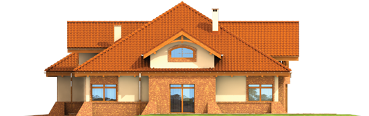 Ted G2 - Projekt domu Tadeusz G2 - elewacja prawa