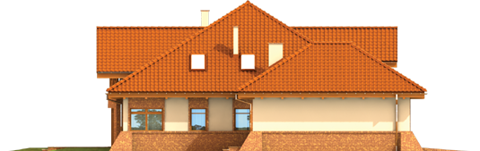 Ted G2 - Projekt domu Tadeusz G2 - elewacja lewa