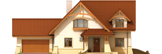 Hely G2 - Projekt domu Helka G2 - elewacja frontowa