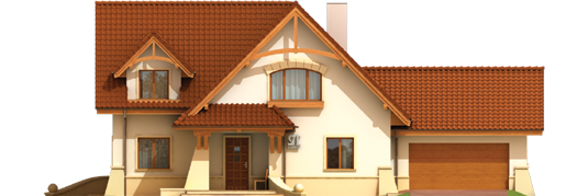 Hely G2 - Projekt domu Helka G2 - elewacja frontowa