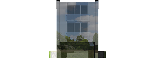 Shadow - Projekt domu Shadow - elewacja frontowa