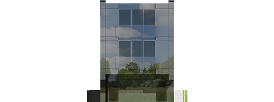 Shadow - Projekt domu Shadow - elewacja frontowa