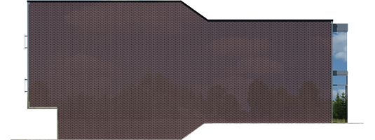 Shadow - Projekt domu Shadow - elewacja prawa