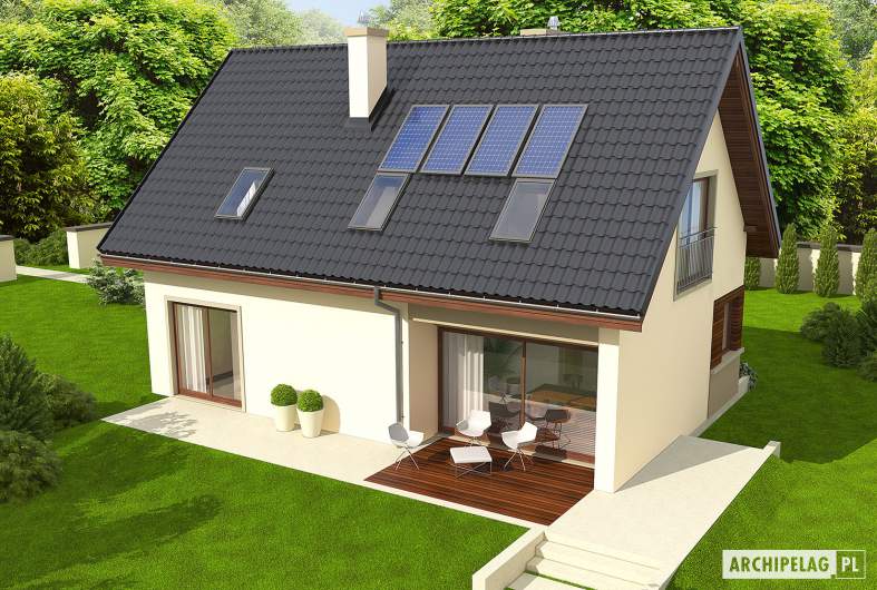 Projekt domu Liv 2 - widok z góry