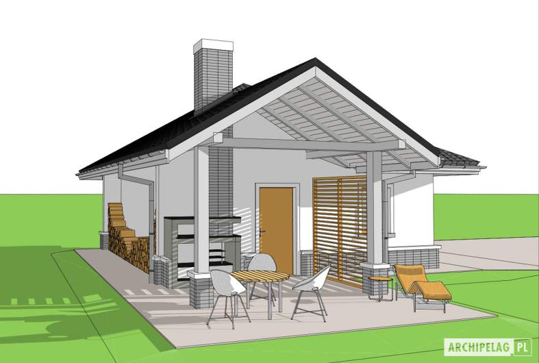 Projekt domu Garaż G25 w. III - 