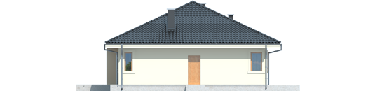 Francis II - Projekt domu Franczi II - elewacja prawa