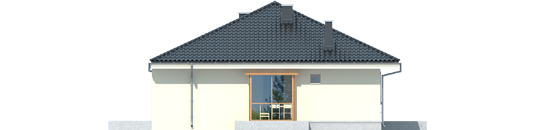 Francis II - Projekt domu Franczi II - elewacja lewa