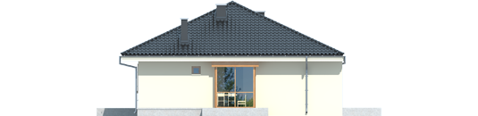 Francis II - Projekt domu Franczi II - elewacja lewa