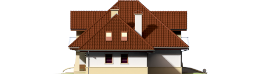 Henry G1 - Projekty domów ARCHIPELAG - Henry G1 - elewacja prawa