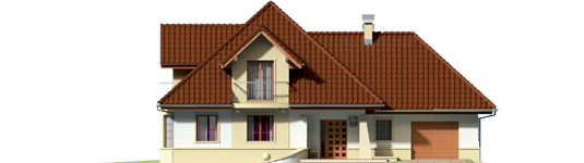 Henry G1 - Projekty domów ARCHIPELAG - Henry G1 - elewacja frontowa