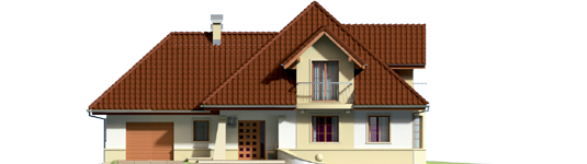 Henry G1 - Projekty domów ARCHIPELAG - Henry G1 - elewacja frontowa