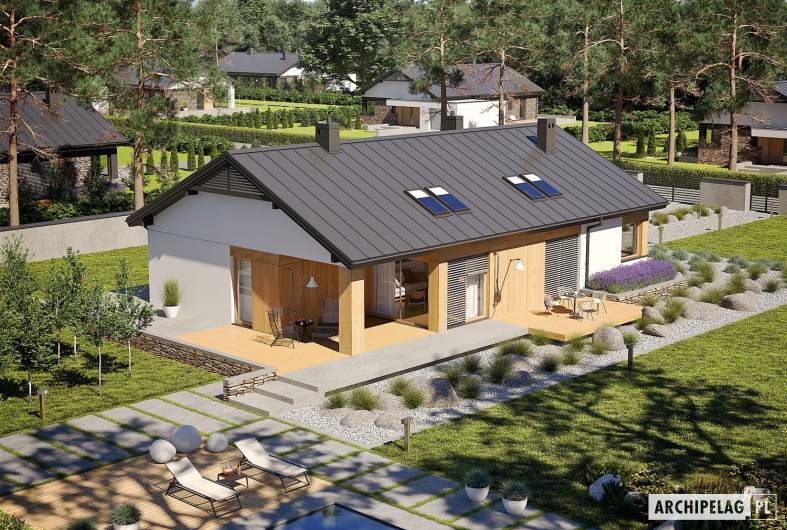 Projekt domu Daniel III G2 - widok z góry