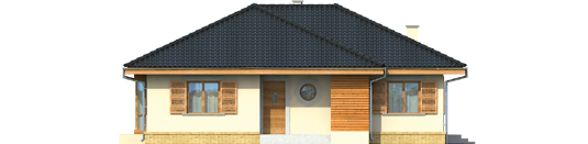 Francis - Projekt domu Franczi - elewacja frontowa