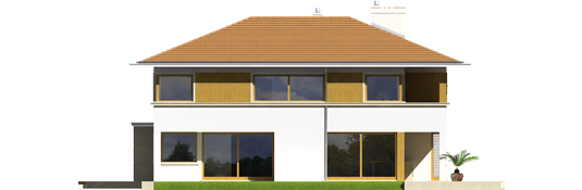 Diego II G2 - Projekt domu Diego II G2 - elewacja lewa