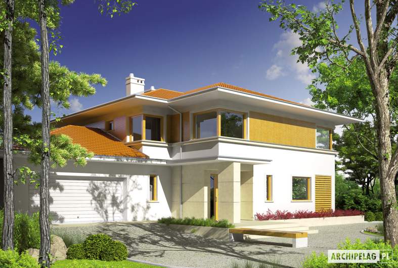 Projekt domu Diego II G2 - wizualizacja frontowa