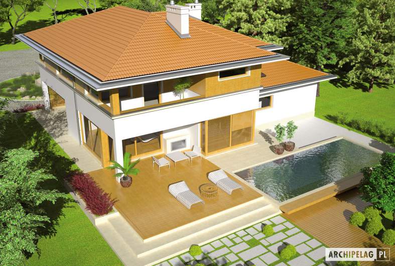 Projekt domu Diego II G2 - widok z góry