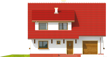 Pam G1 - Projekt domu Pelagia G1 - elewacja frontowa