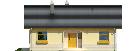 Erin II - Projekt domu Erin II - elewacja frontowa