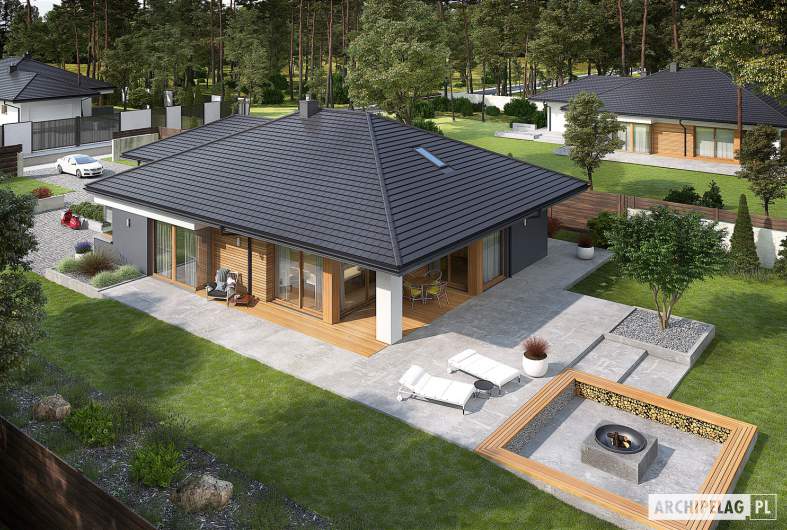 Projekt domu Tanita G2 - widok z góry