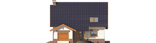 Nancy G1 - Projekty domów ARCHIPELAG - Nastka G1 - elewacja frontowa