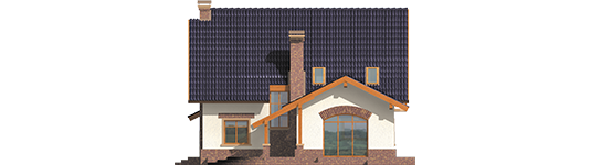 Nancy G1 - Projekty domów ARCHIPELAG - Nastka G1 - elewacja tylna