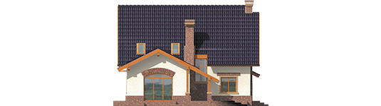 Nancy G1 - Projekty domów ARCHIPELAG - Nastka G1 - elewacja tylna