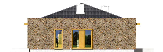 Marlon III G1 - Projekt domu Marlon III G1 - elewacje lewa