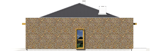 Marlon III G1 - Projekt domu Marlon III G1 - elewacje prawa