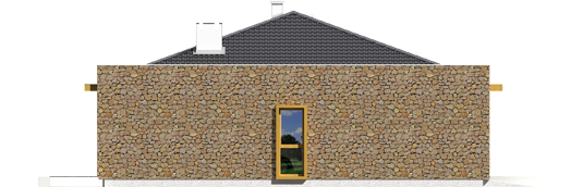 Marlon III G1 - Projekt domu Marlon III G1 - elewacje prawa