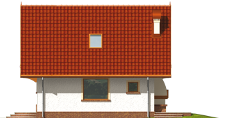 Zac I - Projekt domu Ziutka - elewacja prawa