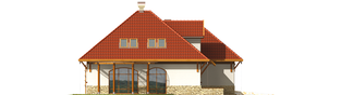 Projekt domu Letycja G2 - elewacja lewa