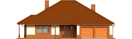 Marius G2 - Projekty domów ARCHIPELAG - Mariusz G2 - elewacja frontowa