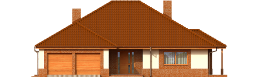 Marius G2 - Projekty domów ARCHIPELAG - Mariusz G2 - elewacja frontowa