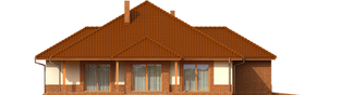 Projekt domu Mariusz G2 - elewacja lewa