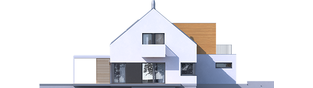 Projekt domu Nils II G2 ENERGO PLUS - elewacja lewa